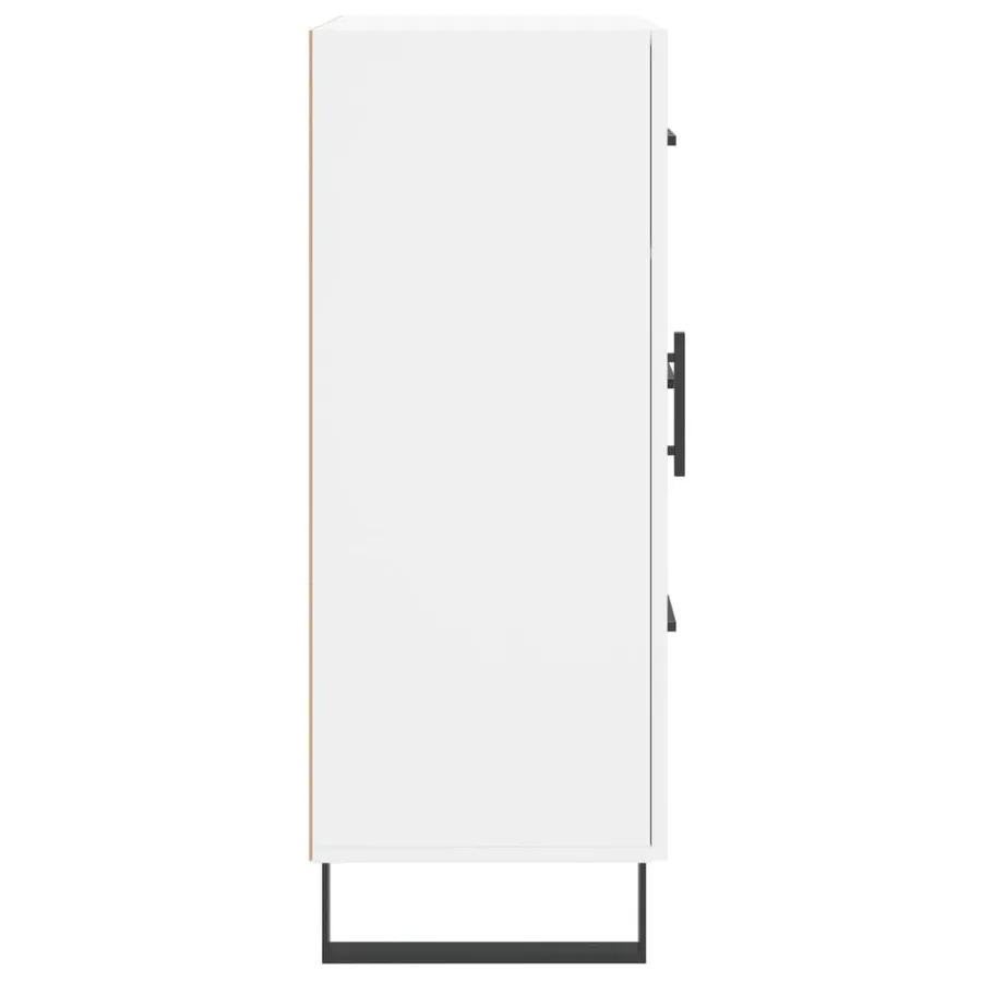 Buffet blanc 69,5x34x90 cm bois d'ingénierie - 7
