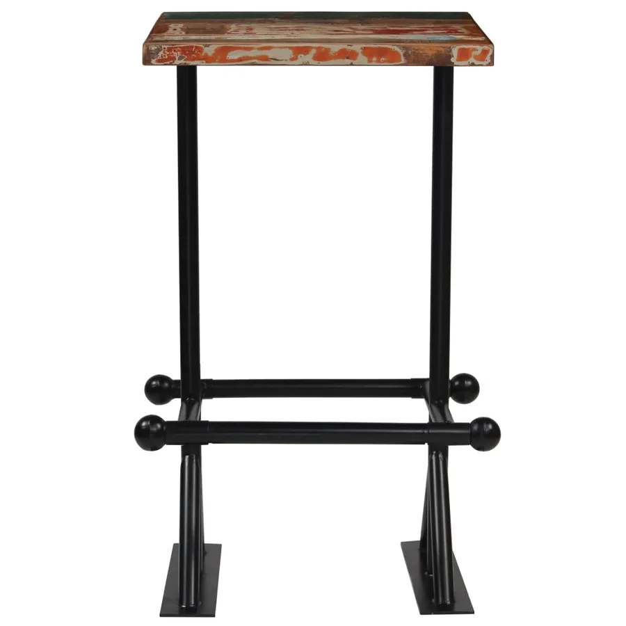 Mobilier de bar 3 pcs Bois de récupération massif Multicolore - 3