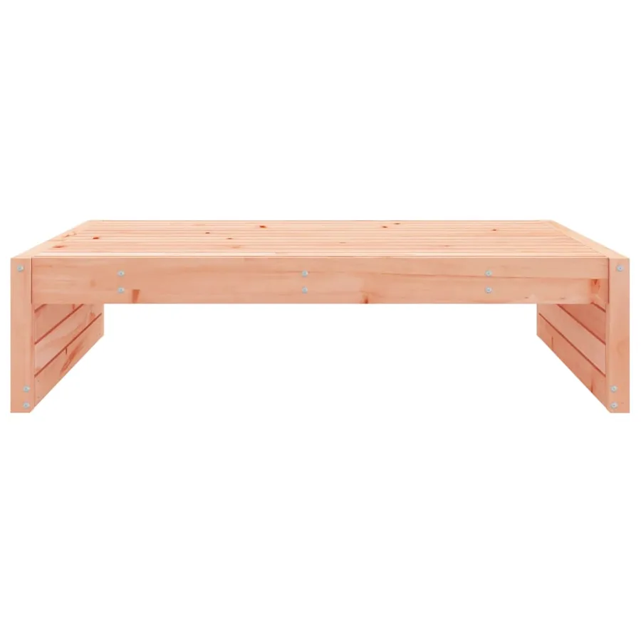 Repose-pied de jardin 120x80 cm massif de douglas - 4