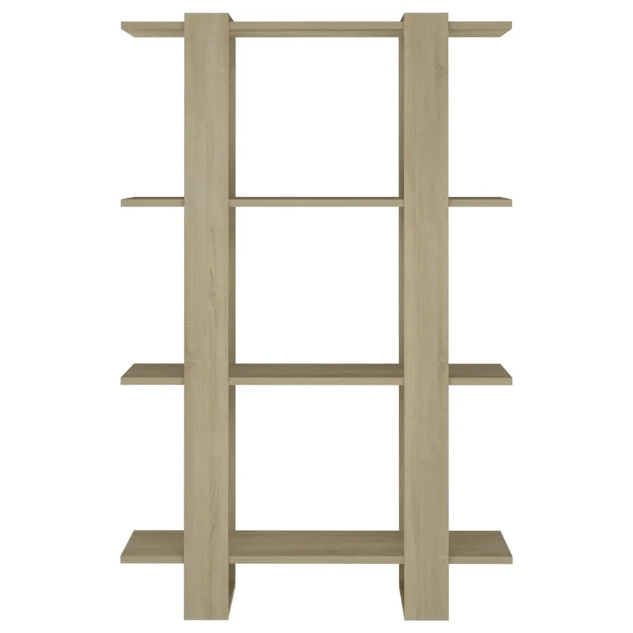 Bibliothèque/Séparateur de pièce Chêne Sonoma 80x30x123,5 cm - 5