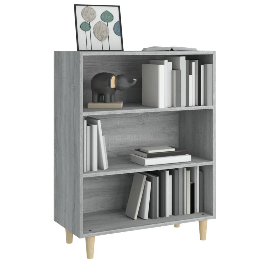 Buffet Sonoma gris 69,5x32,5x90 cm Bois d'ingénierie - 6