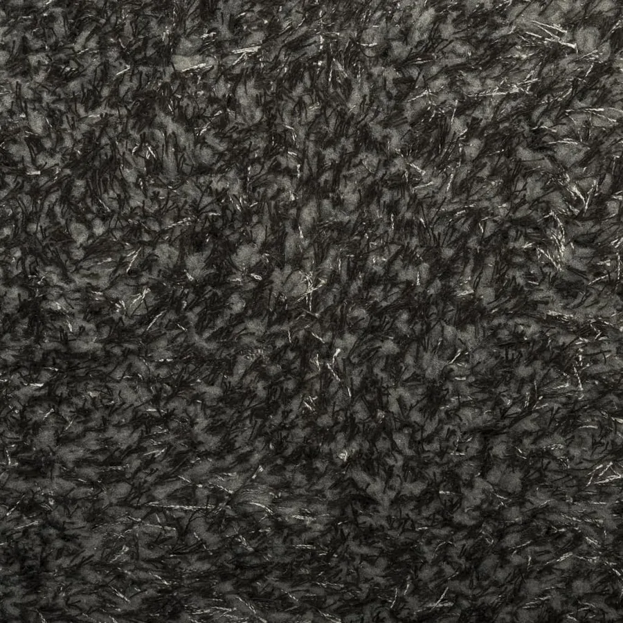 Tapis ISTAN à poils longs aspect brillant anthracite 120x170 cm - 9