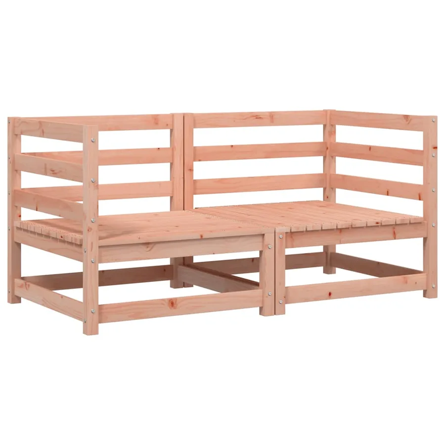 Canapés d'angle de jardin 2 pcs 70x70x67 cm bois massif douglas - 2