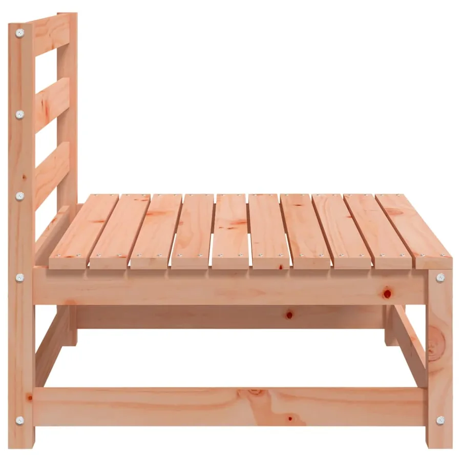 Canapés de jardin sans accoudoirs 3 pcs bois massif douglas - 7