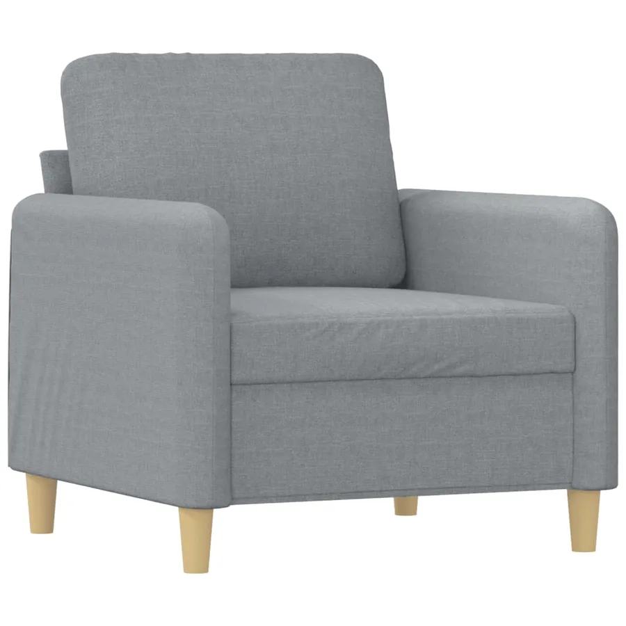 Fauteuil Gris clair 60 cm Tissu - 2