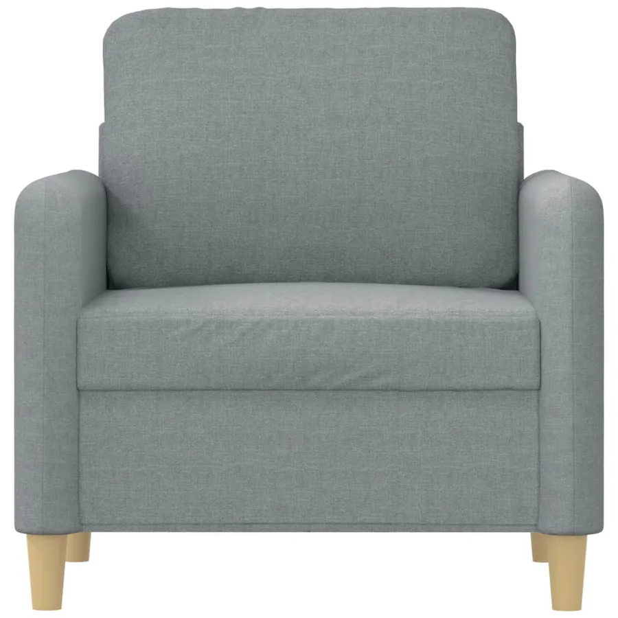 Fauteuil Gris clair 60 cm Tissu - 3