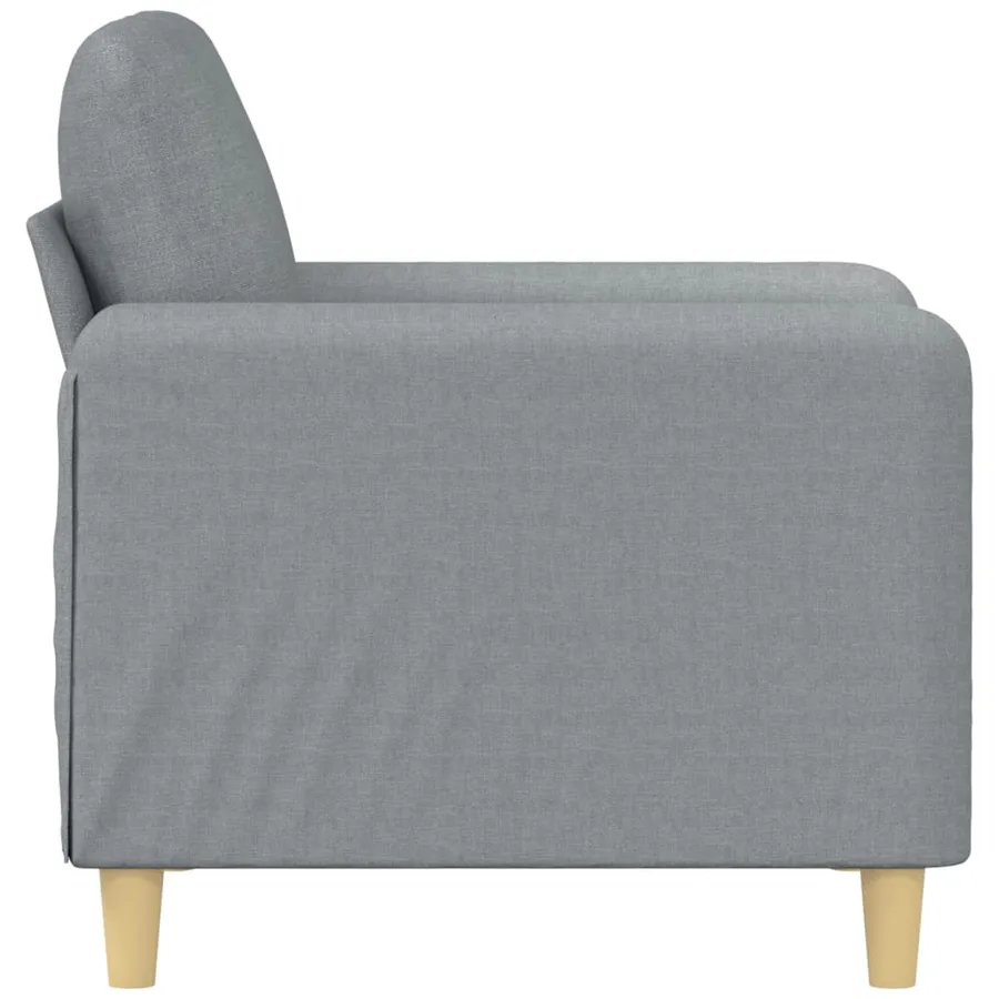 Fauteuil Gris clair 60 cm Tissu - 4