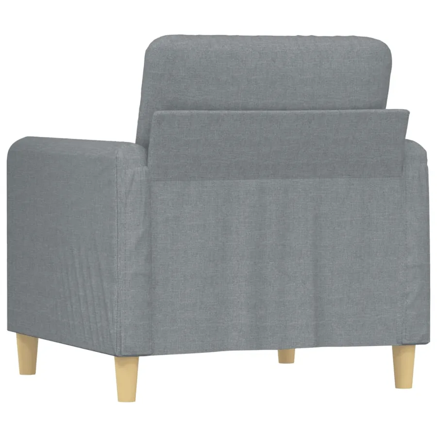 Fauteuil Gris clair 60 cm Tissu - 5