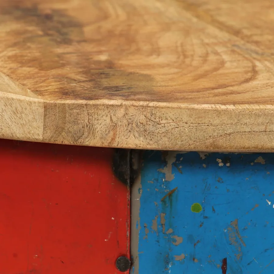 Tables basses 2 pcs Bois solide de manguier - 6