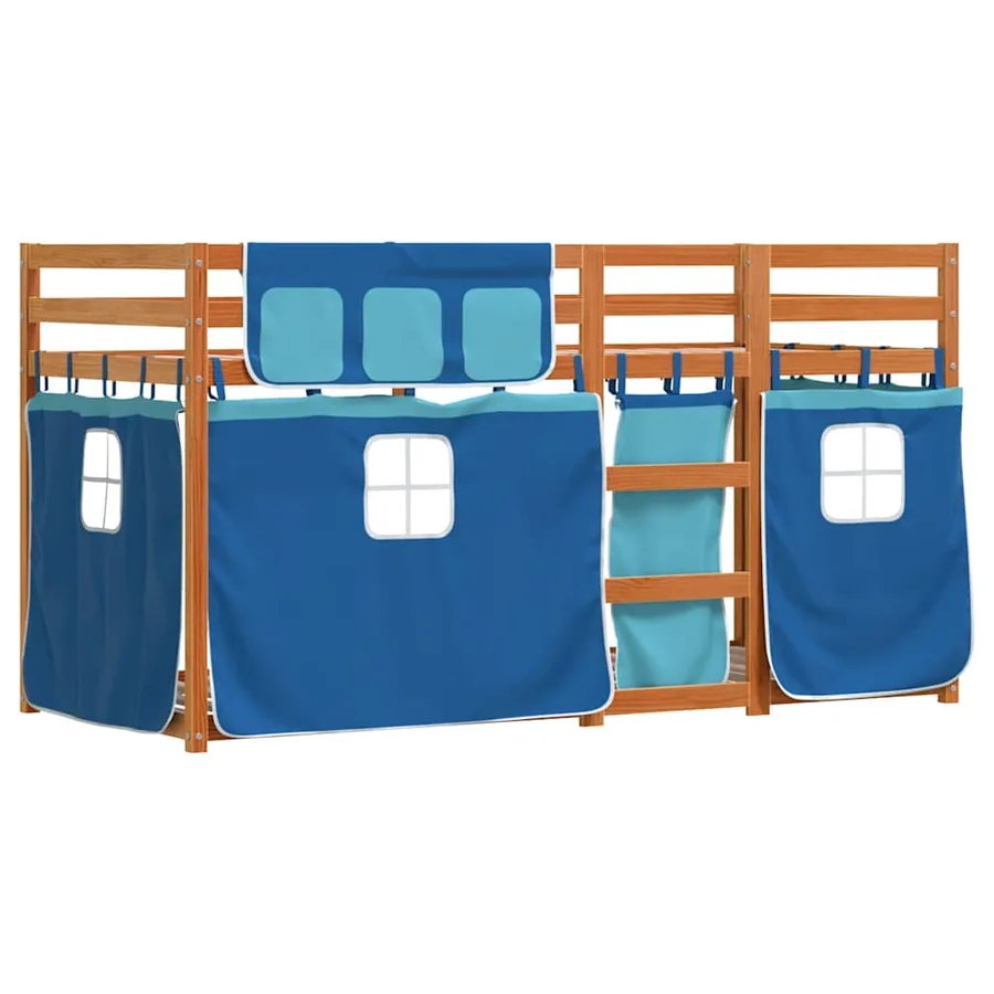 Lit superposé sans matelas 90x200 cm bois de pin massif - 3