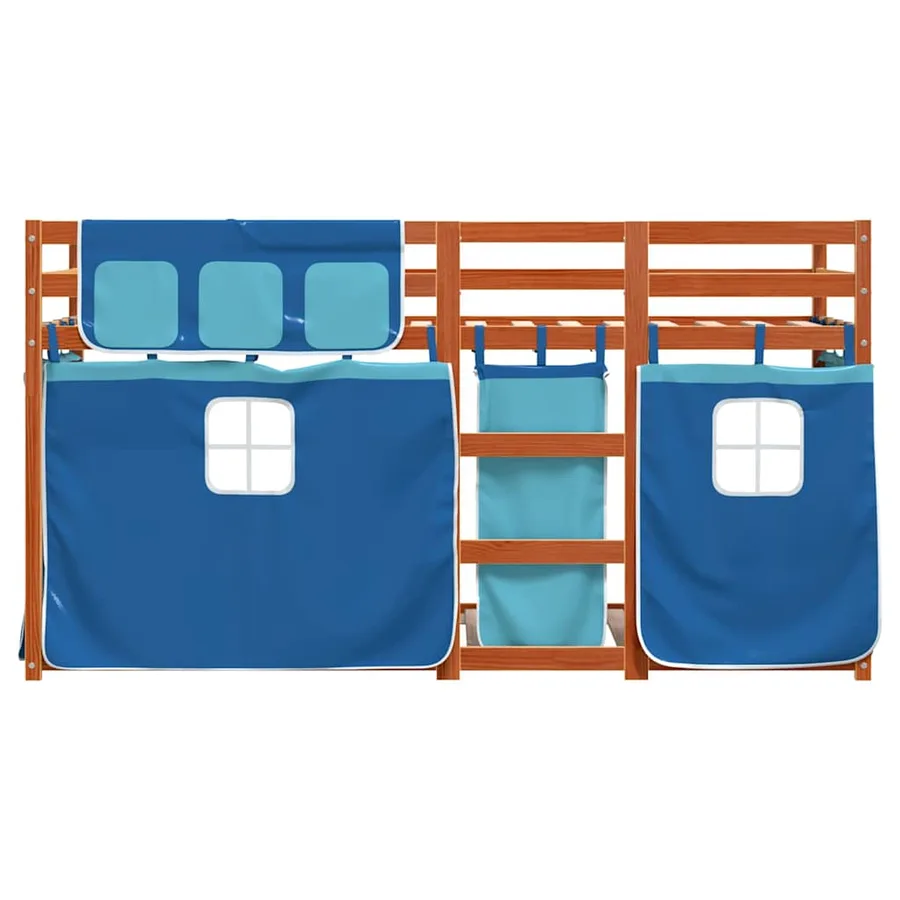 Lit superposé sans matelas 90x200 cm bois de pin massif - 5