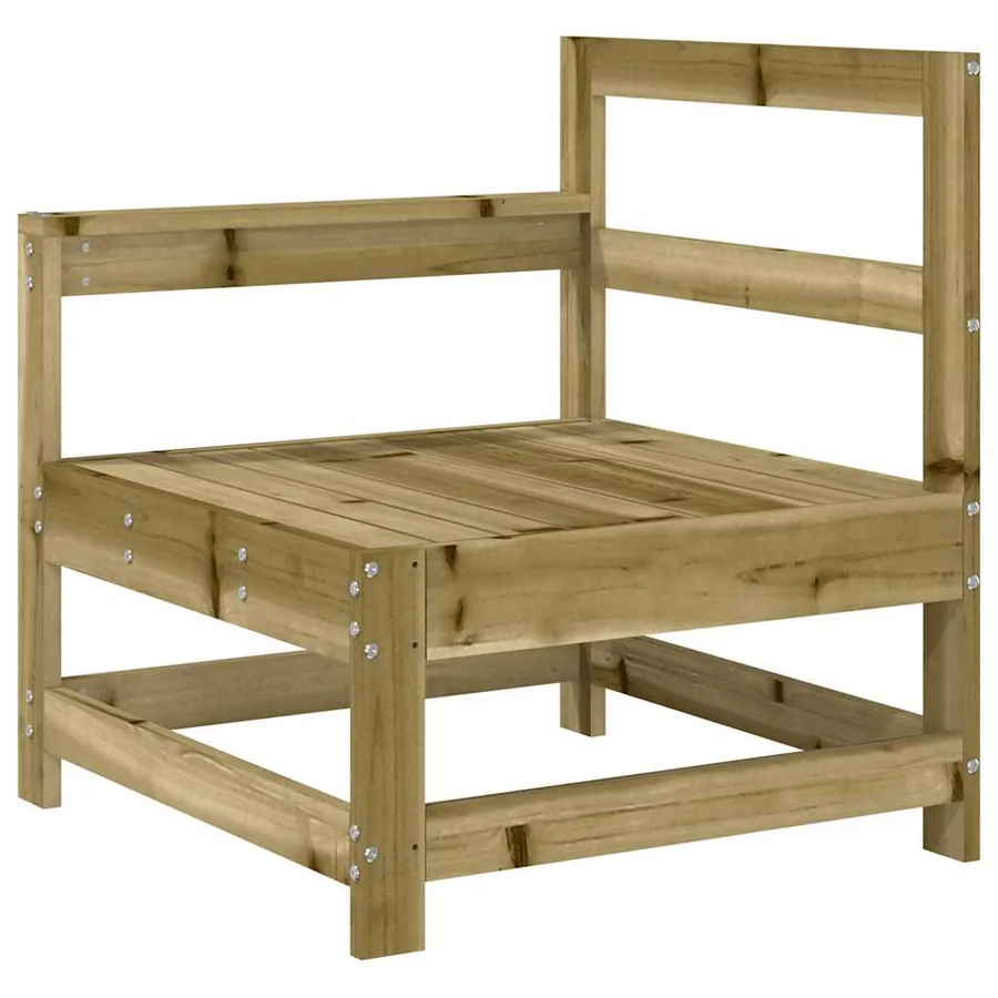 Salon de jardin 5 pcs bois de pin imprégné - 3