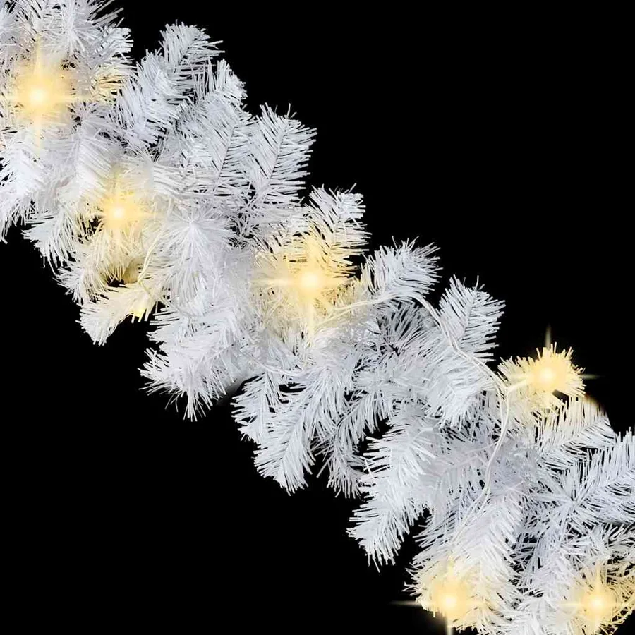 Guirlande de Noël avec lumières LED 20 m Blanc - 6