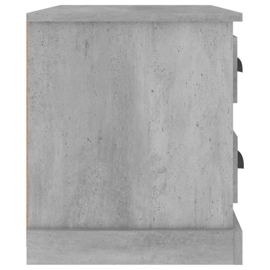 Table de chevet gris béton 60x39x45 cm - 8