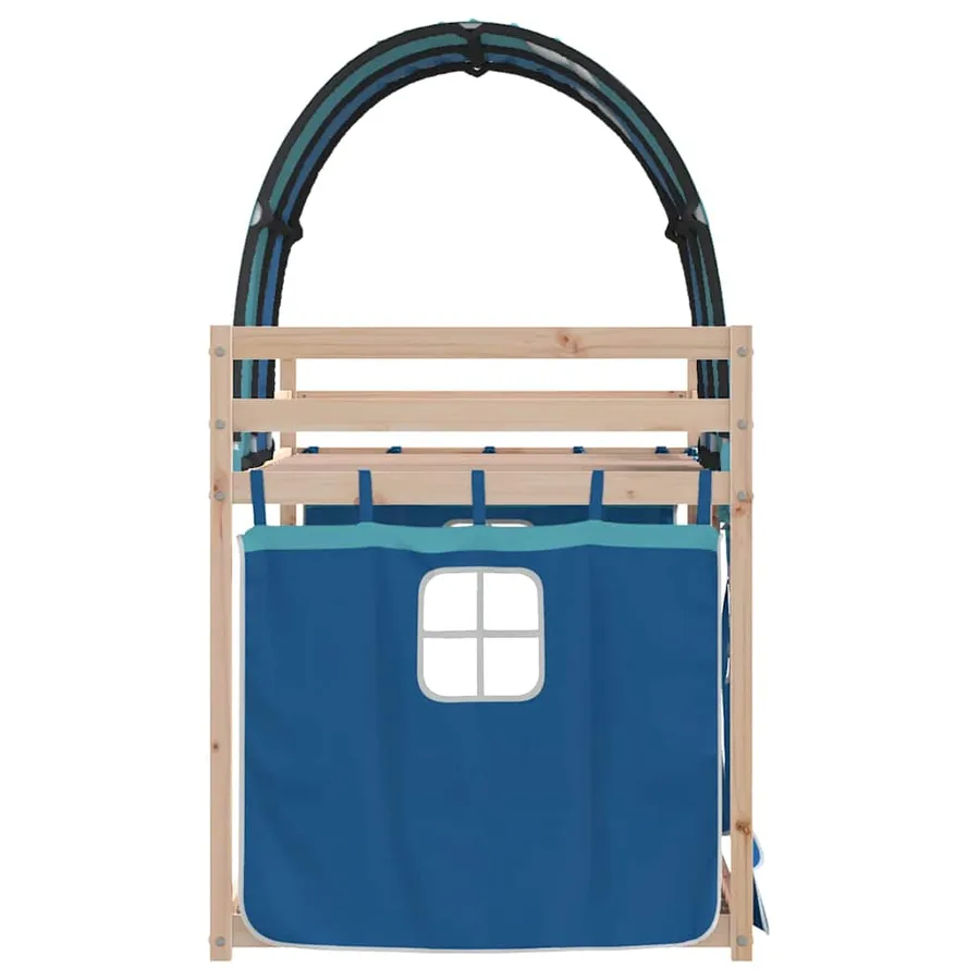Lit superposé sans matelas 90x200 cm bois de pin massif - 6