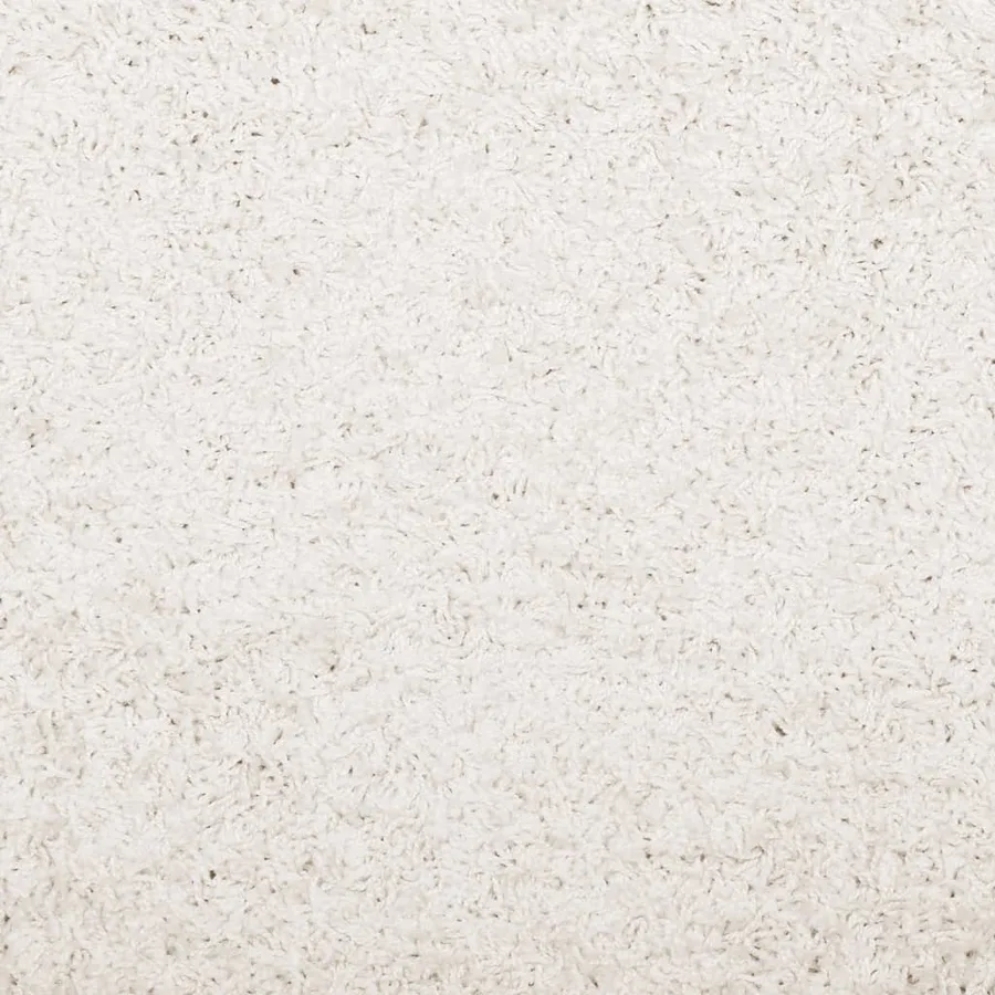 Tapis shaggy PAMPLONA poils longs moderne crème 140x200 cm - 9