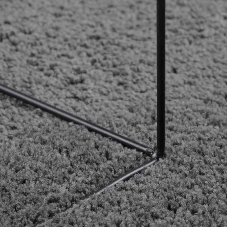 Tapis OVIEDO à poils courts anthracite Ø 200 cm - 8