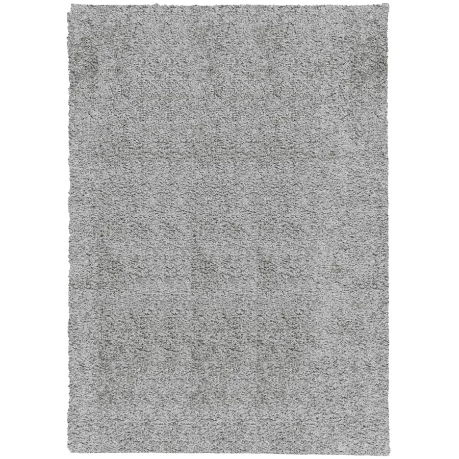 Tapis shaggy PAMPLONA poils longs moderne gris 200x280 cm - 2