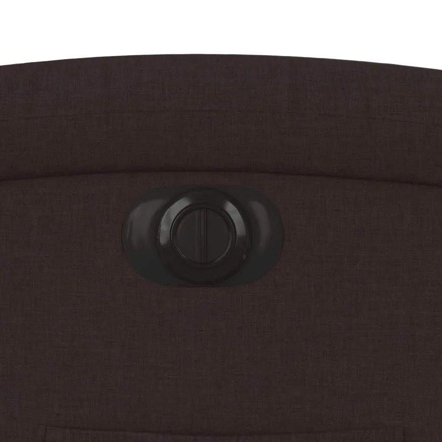 Fauteuil inclinable électrique Marron foncé Tissu - 12