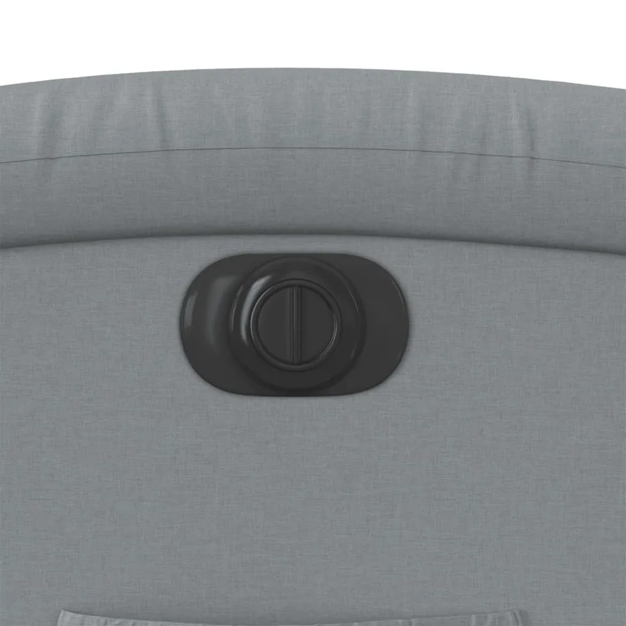 Fauteuil inclinable électrique Gris clair Tissu - 12