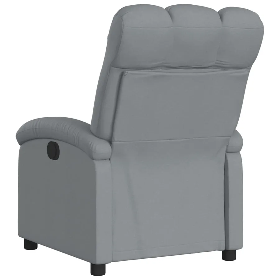 Fauteuil inclinable électrique Gris clair Tissu - 5