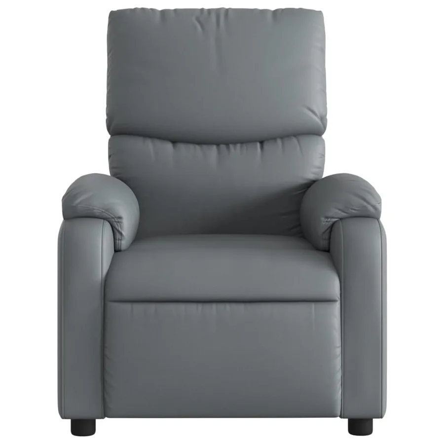 Fauteuil inclinable électrique Gris Similicuir - 9
