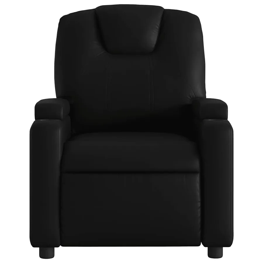 Fauteuil inclinable électrique Noir Similicuir - 9