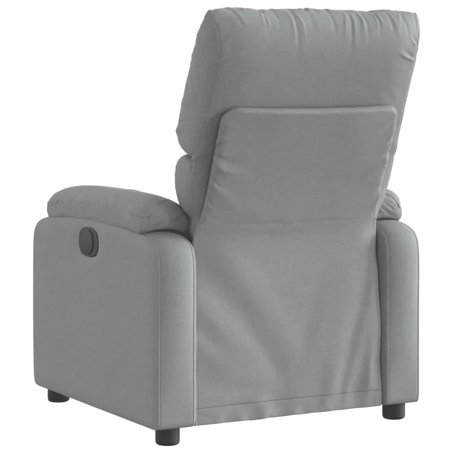 Fauteuil inclinable électrique Gris clair Tissu - 5