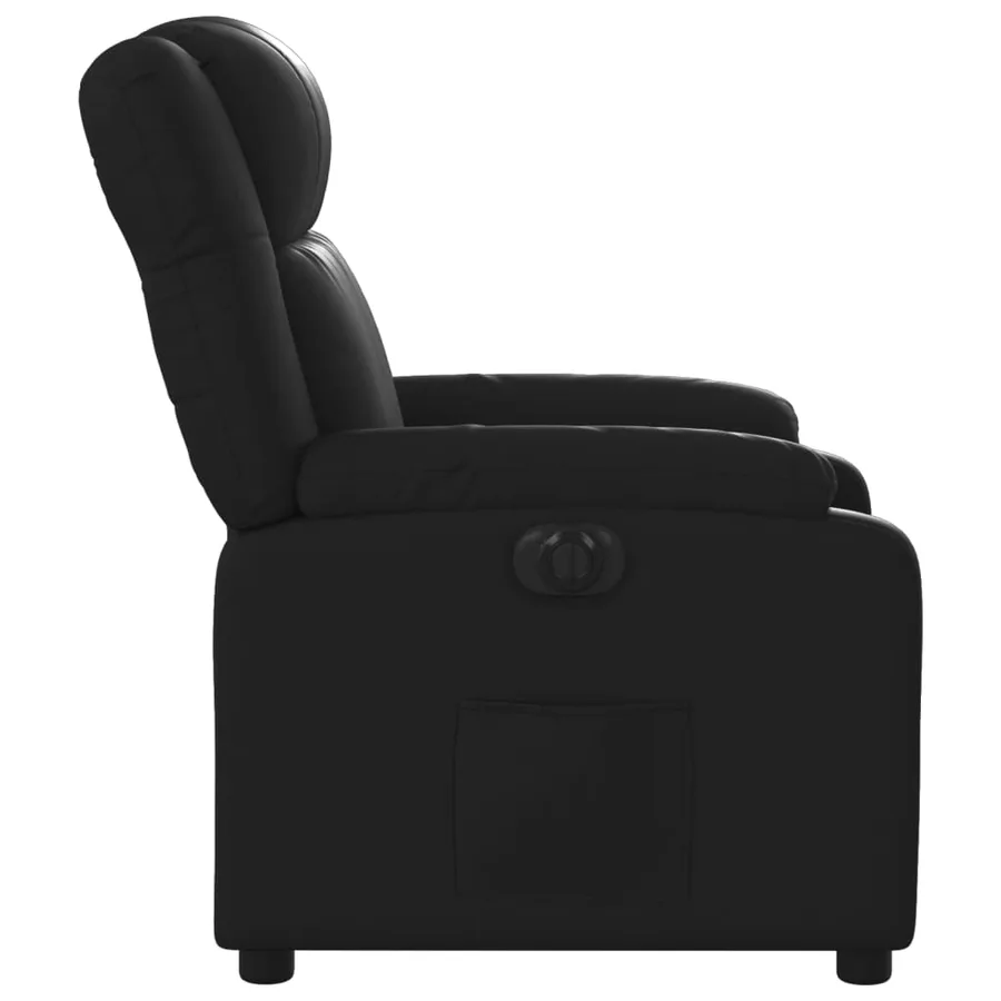 Fauteuil inclinable électrique Noir Similicuir - 10