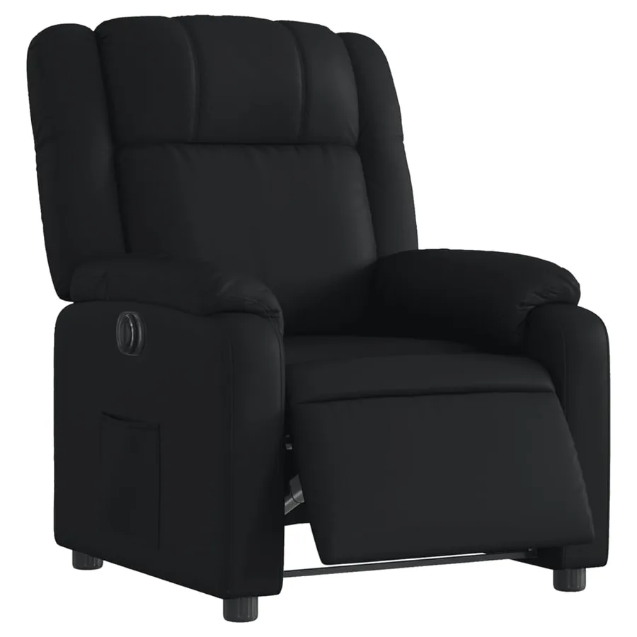 Fauteuil inclinable électrique Noir Similicuir - 3