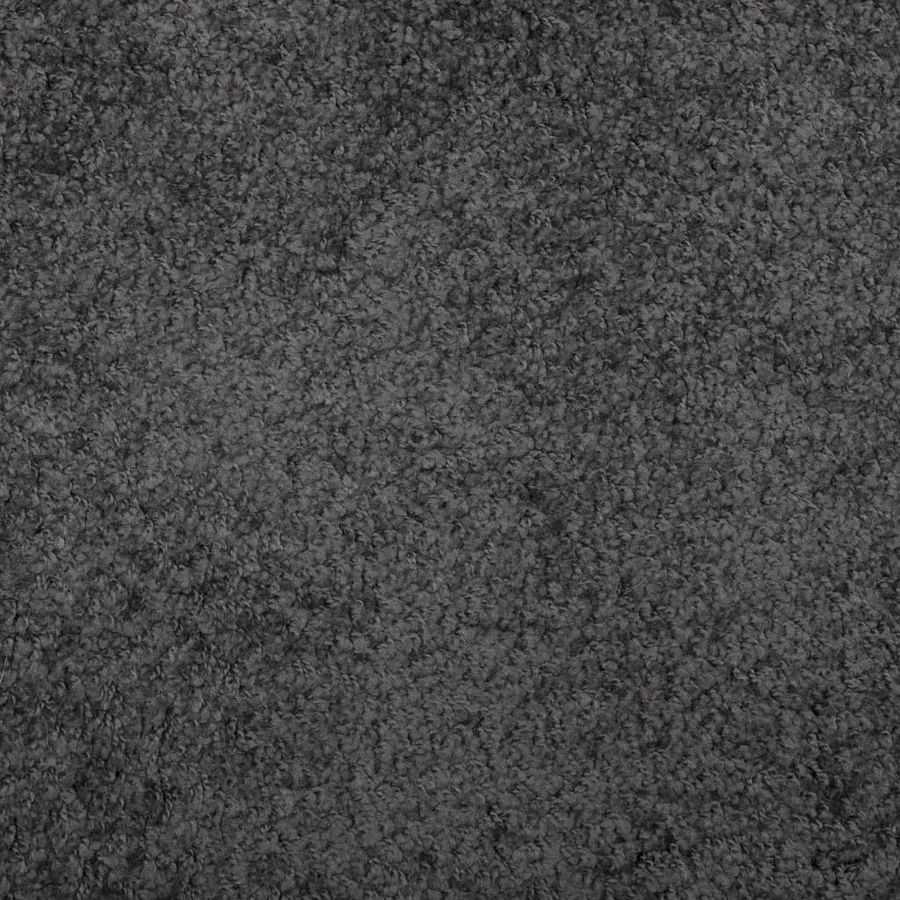 Tapis shaggy PAMPLONA poils longs moderne anthracite Ø 80 cm - 9