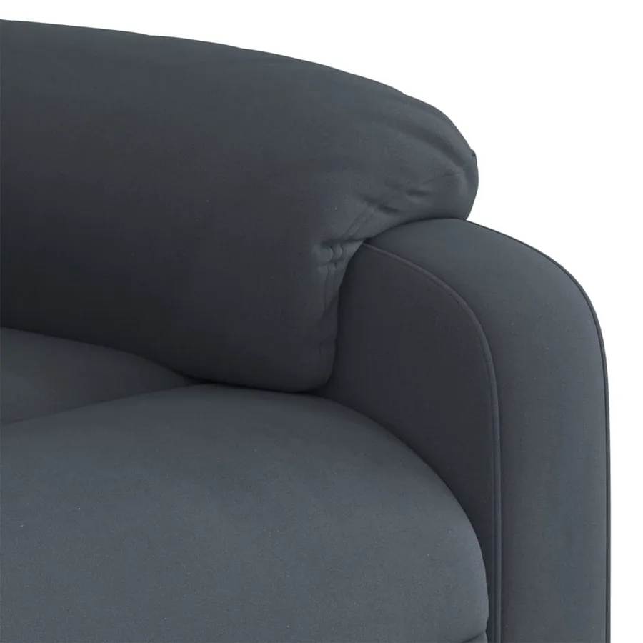 Fauteuil inclinable électrique gris foncé velours - 11