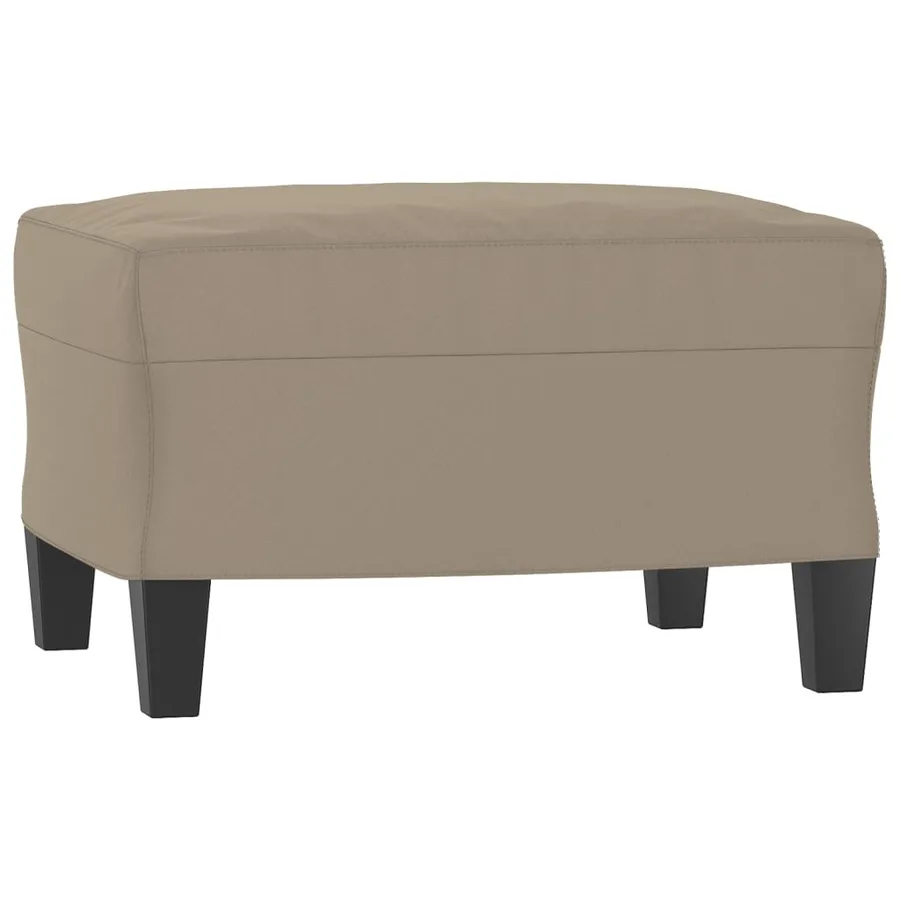 Ensemble de canapés 3 pcs avec coussins taupe tissu microfibre - 5