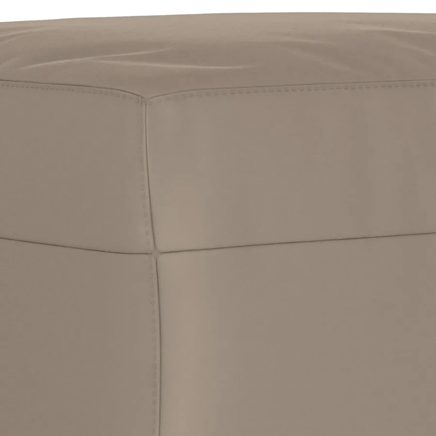 Ensemble de canapés 3 pcs avec coussins taupe tissu microfibre - 7