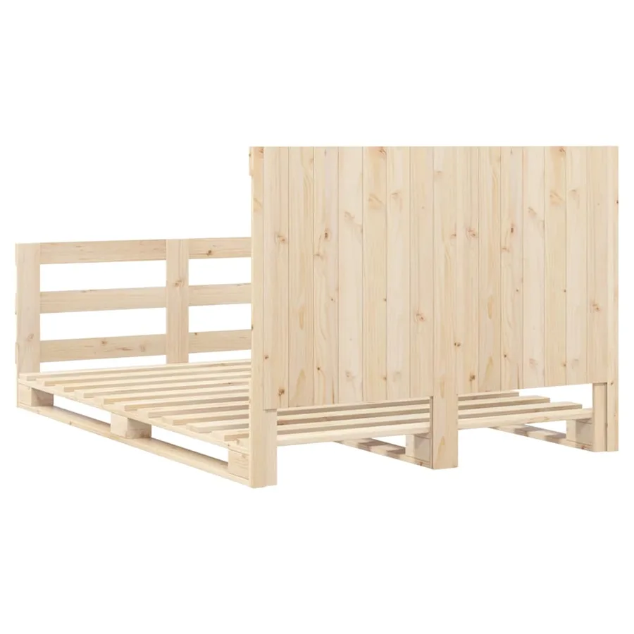 Cadre de lit sans matelas avec tête de lit 160x200 cm - 9