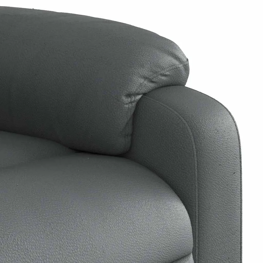 Fauteuil inclinable de massage Gris Similicuir - 11