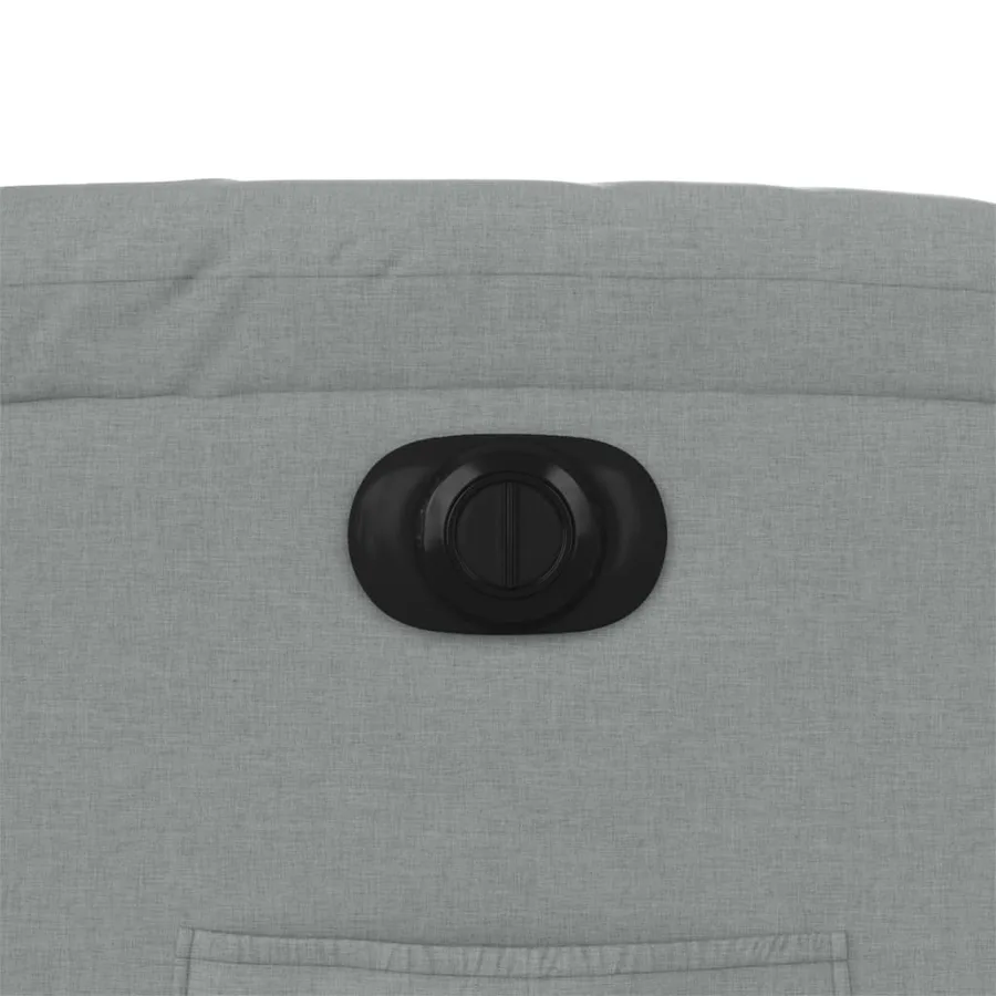 Fauteuil inclinable électrique gris clair tissu - 13