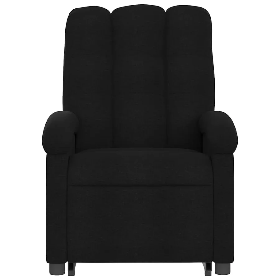 Fauteuil inclinable noir tissu - 9