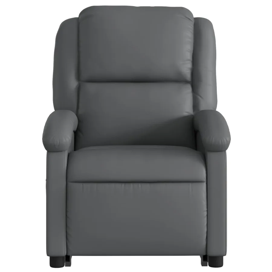 Fauteuil inclinable de massage Gris Similicuir - 9