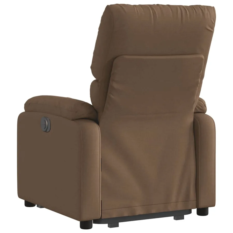 Fauteuil inclinable Marron Tissu - 5
