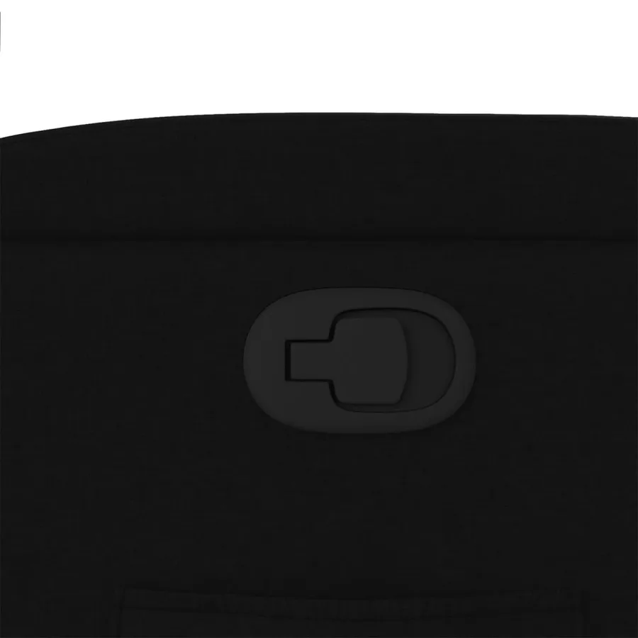 Fauteuil inclinable noir tissu - 12