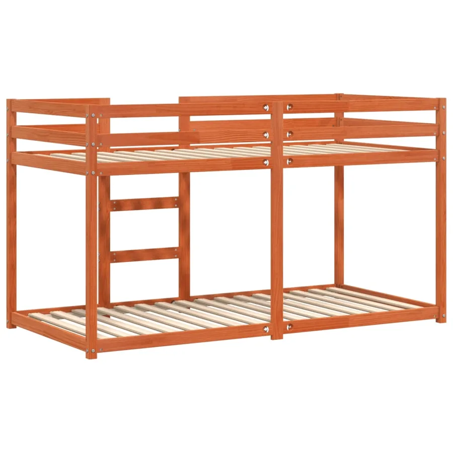 Lit superposé sans matelas cire marron 90x190 cm pin massif - 6