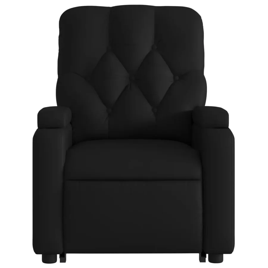 Fauteuil inclinable électrique noir similicuir - 9