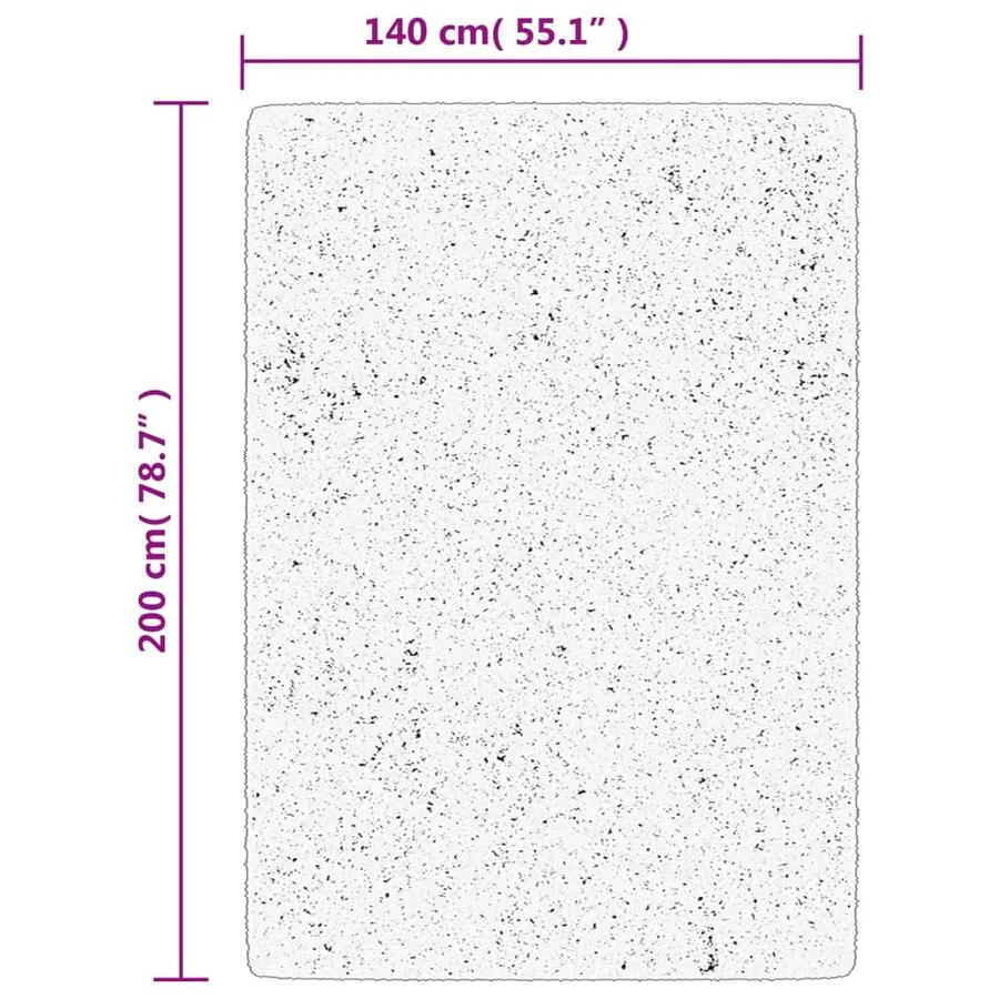 Tapis OVIEDO à poils courts anthracite 140x200 cm - 10