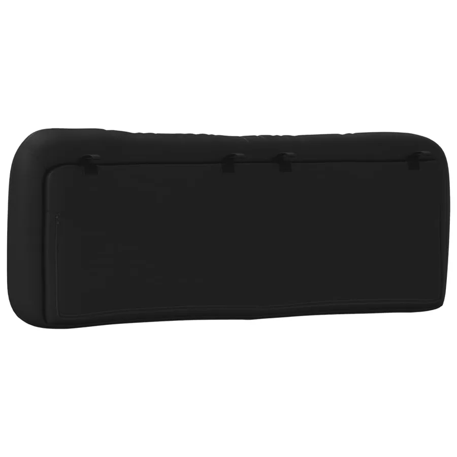 Coussin de tête de lit Hvar noir 120 cm similicuir - 7