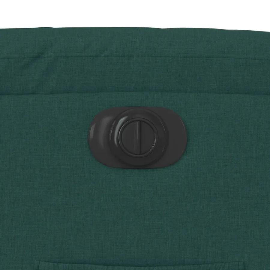 Fauteuil inclinable électrique vert foncé tissu - 12