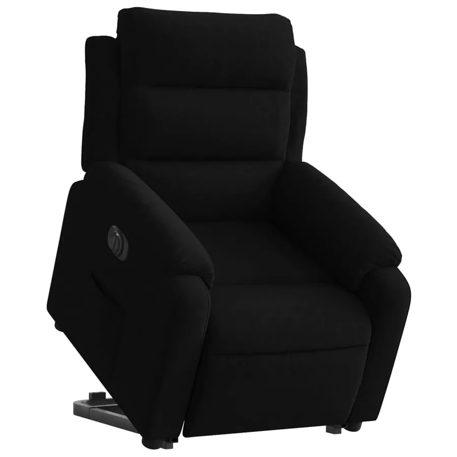 Fauteuil inclinable électrique noir velours - 3