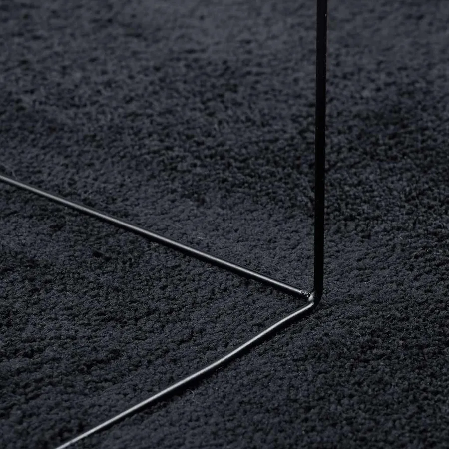 Tapis OVIEDO à poils courts noir 160x230 cm - 8