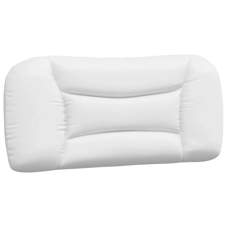 Lit avec matelas Hvar blanc 90x200 cm similicuir - 5