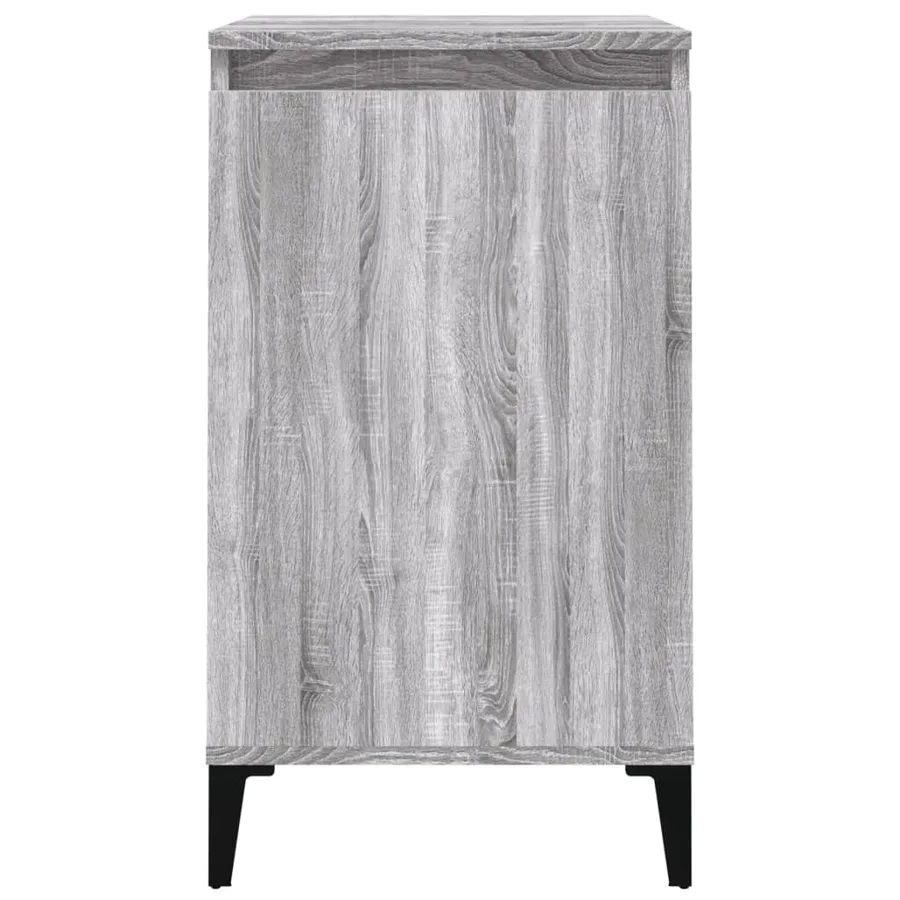 Tables de chevet 2 pcs sonoma gris 40x35x70cm bois d'ingénierie - 7